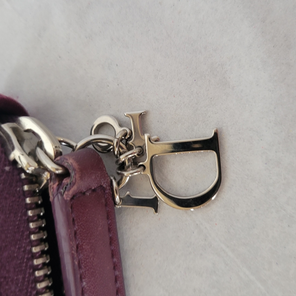 Dior Zippy purple long wallet - Picture 8 of 16